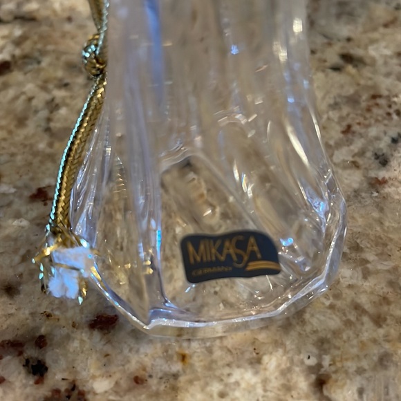 Mikasa Vintage Crystal Heavenly Music Angel Ornament - Picture 3 of 7